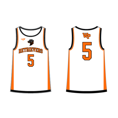 Retrievers Lacrosse Sleeveless Reversible Jersey - Orange/White