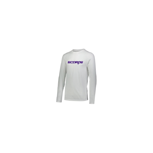 Womens LS Tri Blend - Scorps - White