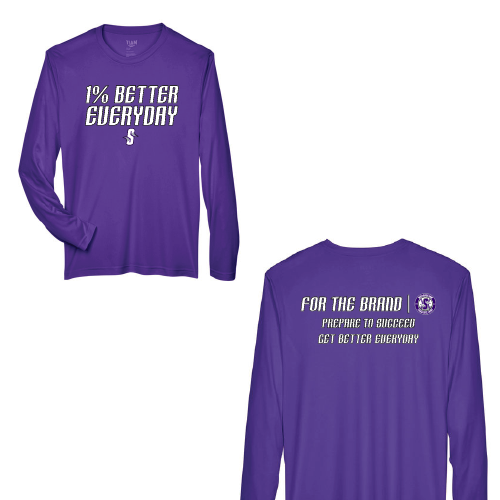 Mens LS Dri Fit - Purple